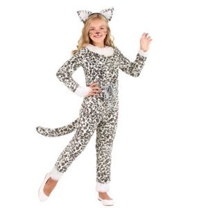 Girls Snow Leopard Costume from Halloween.com